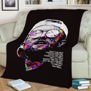 MAC MILLER WPAP POP ART FLEECE BLANKET GIFT FOR FAN