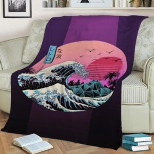 THE GREAT RETRO WAVE BEST SELLER FLEECE BLANKET GIFT FOR FAN