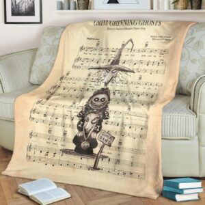 LYRIC GRIM GRINNING GHOST SHOCK BEST SELLER FLEECE BLANKET GIFT FOR FAN