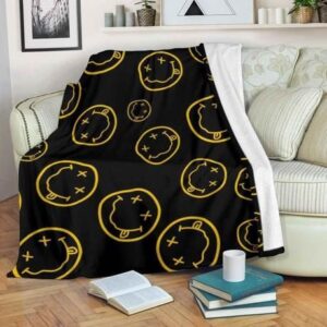 NIRVANA FLEECE BLANKET GIFT FOR FAN