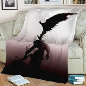 BLACK CLOVER FLEECE BLANKET GIFT FOR FAN