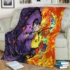 NARUTO VS SASUKE ANIME JAPAN BEST SELLER FLEECE BLANKET GIFT FOR FAN