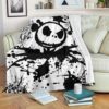 JACK SKELLINGTON PAINT FLAKES FLEECE BLANKET
