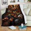 LEGEND OF ZELDA MAJORA’S GRAPHIC STYLE FLEECE BLANKET GIFT FOR FAN