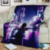 NEON BOOGEYMAN FLEECE BLANKET GIFT FOR FAN