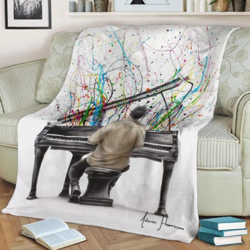THE PIANO SOLO FLEECE BLANKET GIFT FOR FAN THE PIANO SOLO FLEECE BLANKET GIFT FOR FAN