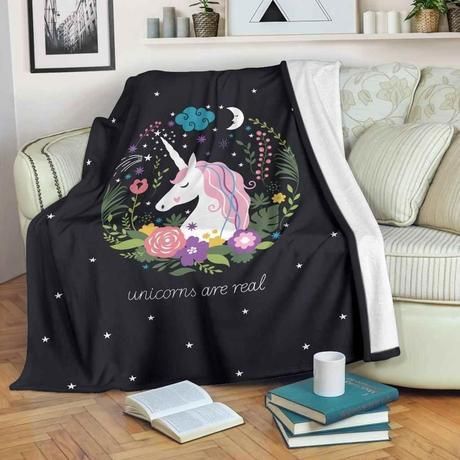 UNICORN REAL FLEECE BLANKET GIFT FOR FAN UNICORN REAL FLEECE BLANKET GIFT FOR FAN
