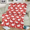 WHITE BABY RABBIT BEAR BEST SELLER FLEECE BLANKET GIFT FOR FAN
