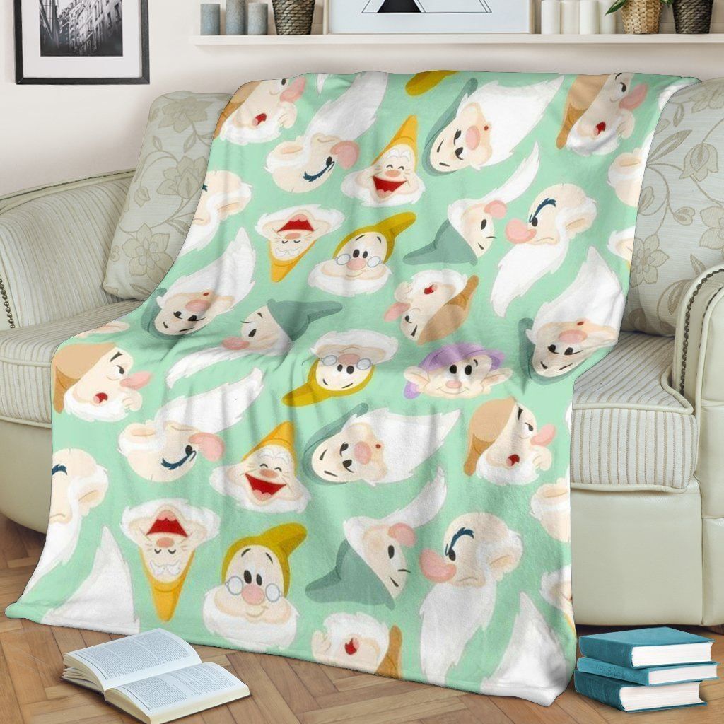SEVEN DWARFS BEST SELLER FLEECE BLANKET GIFT FOR FAN SEVEN DWARFS BEST SELLER FLEECE BLANKET GIFT FOR FAN