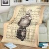 LYRIC GRIM GRINNING GHOST OOGIE BOOGIE BEST SELLER FLEECE BLANKET GIFT FOR FAN
