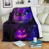 DARK COLOR JACK SKELLINGTON FLEECE BLANKET GIFT FOR FAN