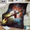 IRON MAN BLAST FLEECE BLANKET GIFT FOR FAN