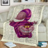 CHESHIRE CAT BEST SELLER FLEECE BLANKET GIFT FOR FAN