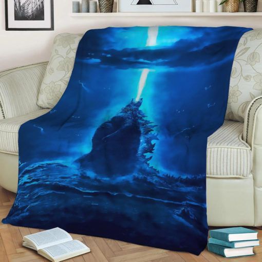 GODZILLA BEST SELLER FLEECE BLANKET GIFT FOR FAN GODZILLA BEST SELLER FLEECE BLANKET GIFT FOR FAN