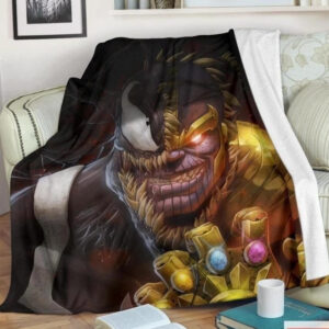 THANOS VENOM FLEECE BLANKET GIFT FOR FAN