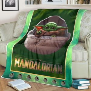 BABY YODA THE MANDALORIAN STAR WARS BEST SELLER FLEECE BLANKET GIFT FOR FAN