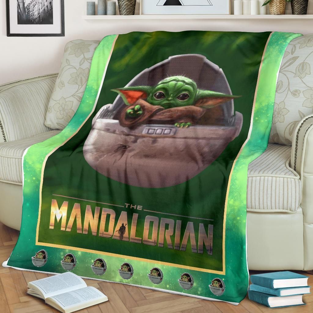 BABY YODA THE MANDALORIAN STAR WARS BEST SELLER FLEECE BLANKET GIFT FOR FAN BABY YODA THE MANDALORIAN STAR WARS BEST SELLER FLEECE BLANKET GIFT FOR FAN