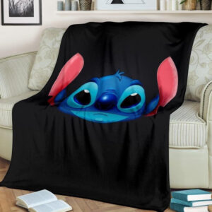 STITCH CUTE FACE BEST SELLER FLEECE BLANKET GIFT FOR FAN
