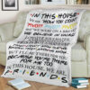 FRIENDS POSTER FLEECE BLANKET GIFT FOR FAN