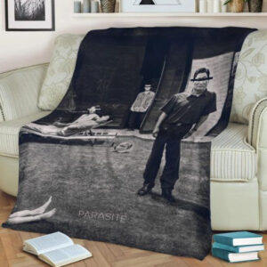 PARASITE MOVIE FLEECE BLANKET GIFT FOR FAN