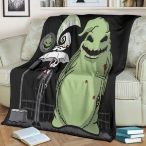 MY NEIGHBOR JACK SKELLINGTON FLEECE BLANKET GIFT FOR FAN