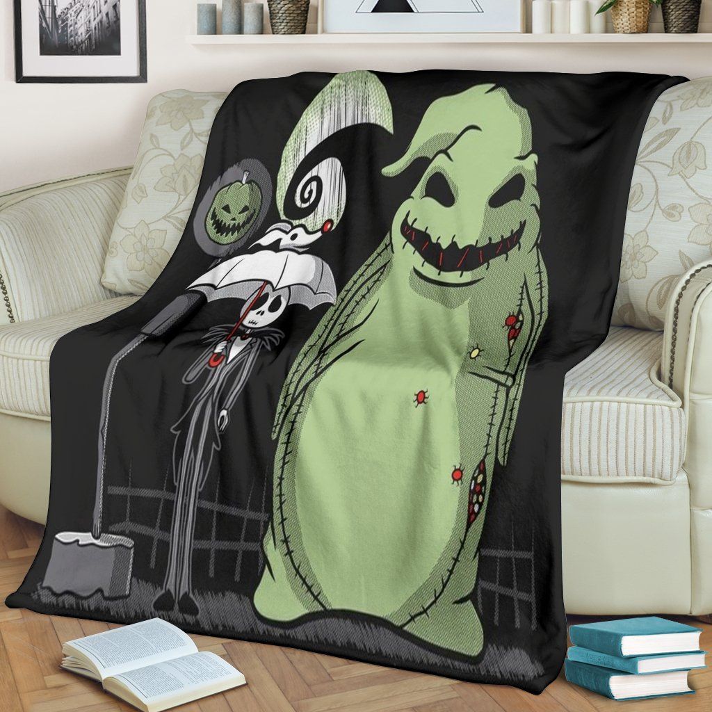 MY NEIGHBOR JACK SKELLINGTON FLEECE BLANKET GIFT FOR FAN MY NEIGHBOR JACK SKELLINGTON FLEECE BLANKET GIFT FOR FAN