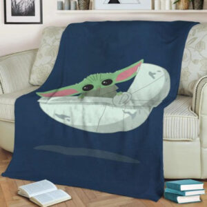 BABY YODA STAR WARS BEST SELLER FLEECE BLANKET GIFT FOR FAN