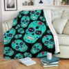 GYM SUGAR SKULL FLEECE BLANKET GIFT FOR FAN