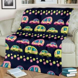 CAMPER CUTE CAMPING BEST SELLER FLEECE BLANKET GIFT FOR FAN