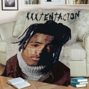 XXXTENTACION RAPPER BEST SELLER FLEECE BLANKET GIFT FOR FAN