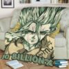SENKU ISHIGAMI DR STONE ANIME JAPAN BEST SELLER FLEECE BLANKET GIFT FOR FAN