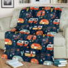 CAMPER CARAVAN BEST SELLER FLEECE BLANKET GIFT FOR FAN
