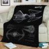 TIE INTERCEPTOR FLEECE BLANKET GIFT FOR FAN