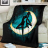 SAILOR MOON SILHOUETTE TRANSFORMATION BEST SELLER FLEECE BLANKET GIFT FOR FAN