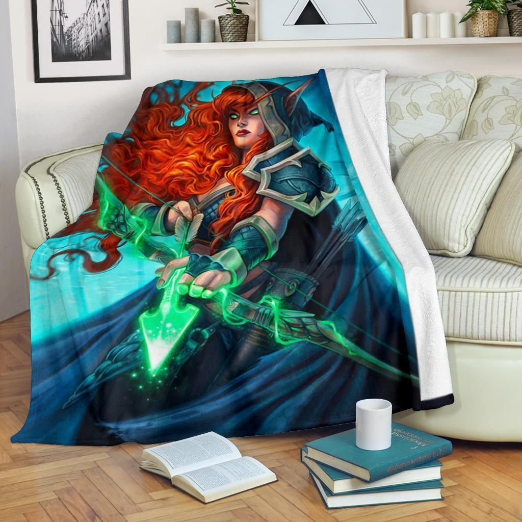 EVA WIEDERMANN HEARTHSTONE FLEECE BLANKET GIFT FOR FAN EVA WIEDERMANN HEARTHSTONE FLEECE BLANKET GIFT FOR FAN