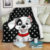 DALMATIAN PUPPY FLEECE BLANKET GIFT FOR FAN