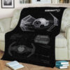 TIE VADER FLEECE BLANKET GIFT FOR FAN