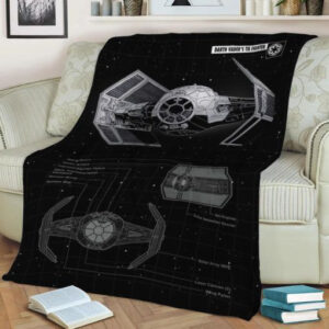 TIE VADER FLEECE BLANKET GIFT FOR FAN