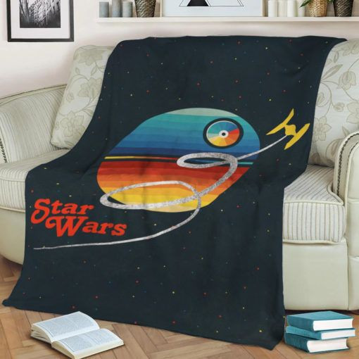 THE STAR WARS FLEECE BLANKET GIFT FOR FAN THE STAR WARS FLEECE BLANKET GIFT FOR FAN