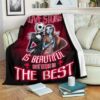 JACK SKELLINGTON AND SALLY PREMIUM FLEECE BLANKET GIFT FOR FAN