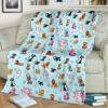 CUTE DISNEY CATS FLEECE BLANKET GIFT FOR FAN