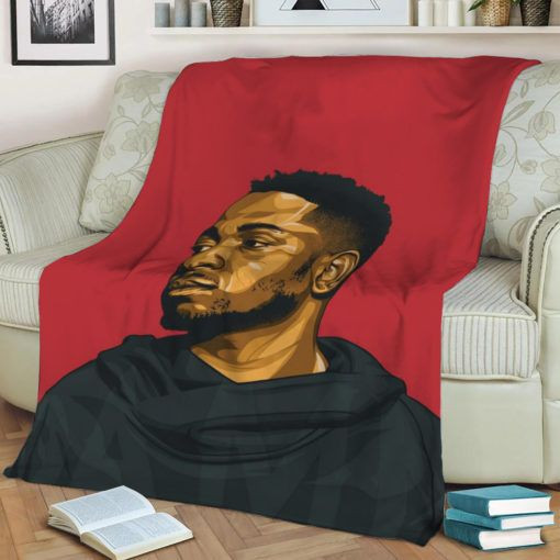 KENDRICK LAMAR DAMN FLEECE BLANKET GIFT FOR FAN KENDRICK LAMAR DAMN FLEECE BLANKET GIFT FOR FAN