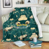 LET’S GO SNORLAX POKEMON FLEECE BLANKET GIFT FOR FAN