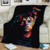 JUICE WORLD POP ART FLEECE BLANKET GIFT FOR FAN