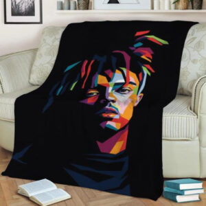 JUICE WORLD POP ART FLEECE BLANKET GIFT FOR FAN