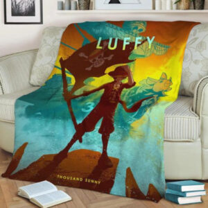LUFFY FLEECE BLANKET GIFT FOR FAN