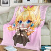PRINCESS BOWSETTE SUPER MARIO BEST SELLER FLEECE BLANKET GIFT FOR FAN