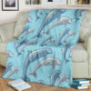 WAVE LOVELY DOLPHIN BESTSELLER FLEECE BLANKET GIFT FOR FAN