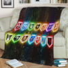 ALL ZOMBIE PERKS FLEECE BLANKET GIFT FOR FAN