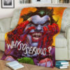 WHY SO SERIOUS JOKER DC FLEECE BLANKET GIFT FOR FAN